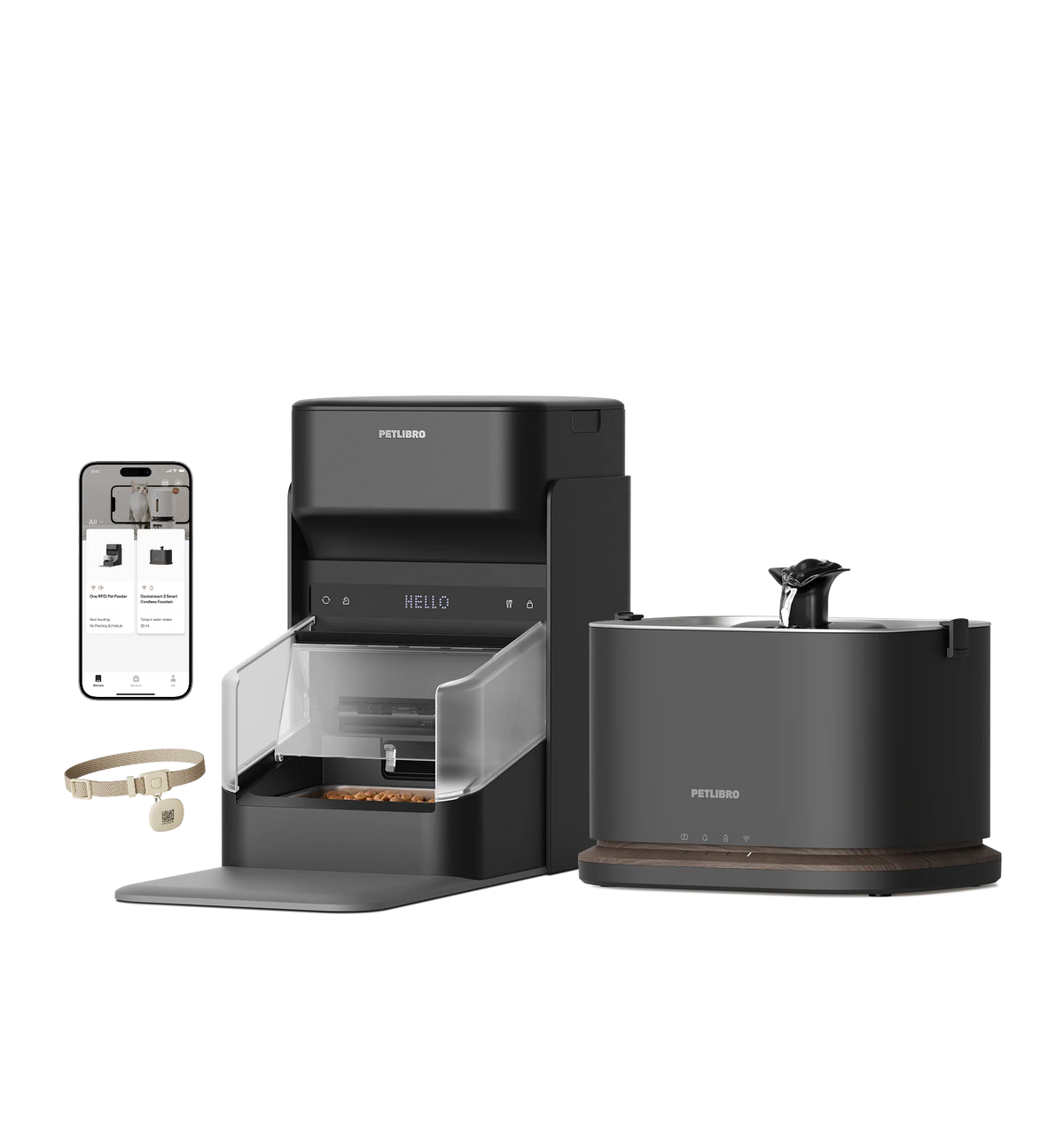 RFID Smart Feeder & Dockstream 2 Smart Cordless Fountain Bundle