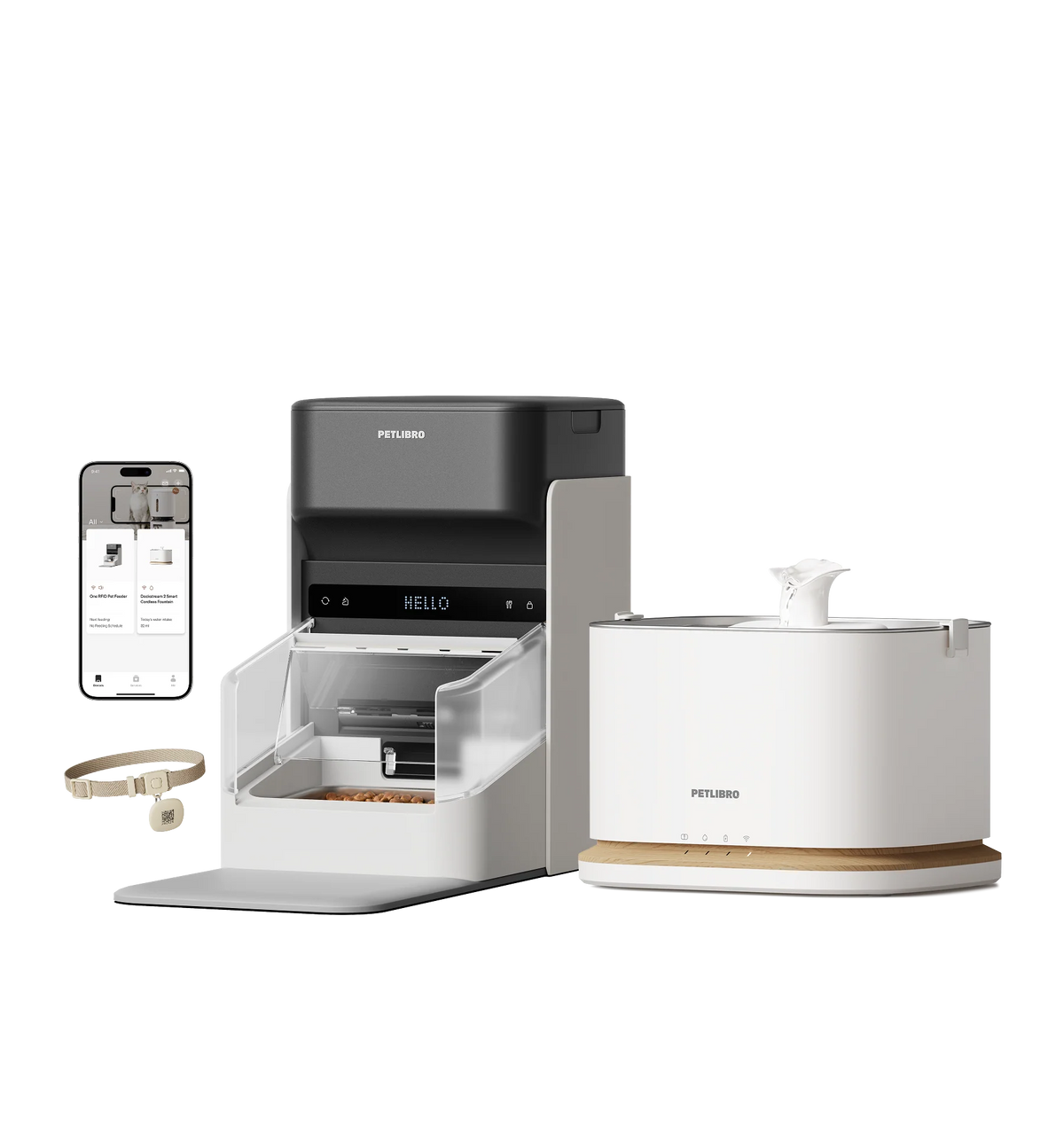 RFID Smart Feeder & Dockstream 2 Smart Cordless Fountain Bundle