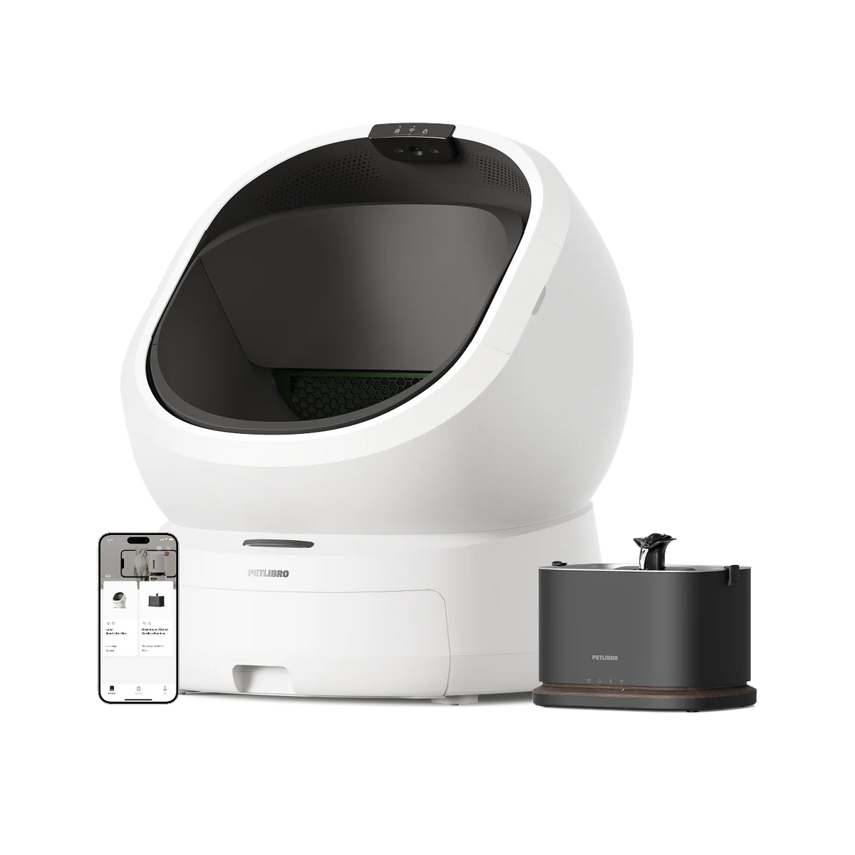 Luma Smart Litter Box & Dockstream 2 Smart Fountain